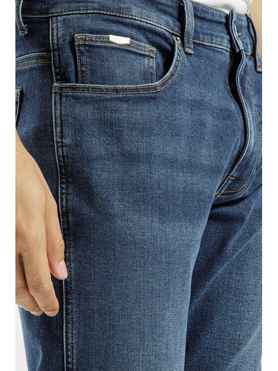 Cross Jeans Cross Jeans Jeansy C 132-083 Niebieski Straight Leg