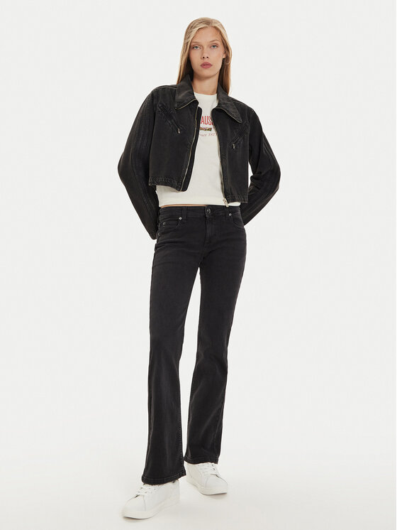 Lee Lee Jeansy Jessica 112355548 Czarny Bootcut Fit
