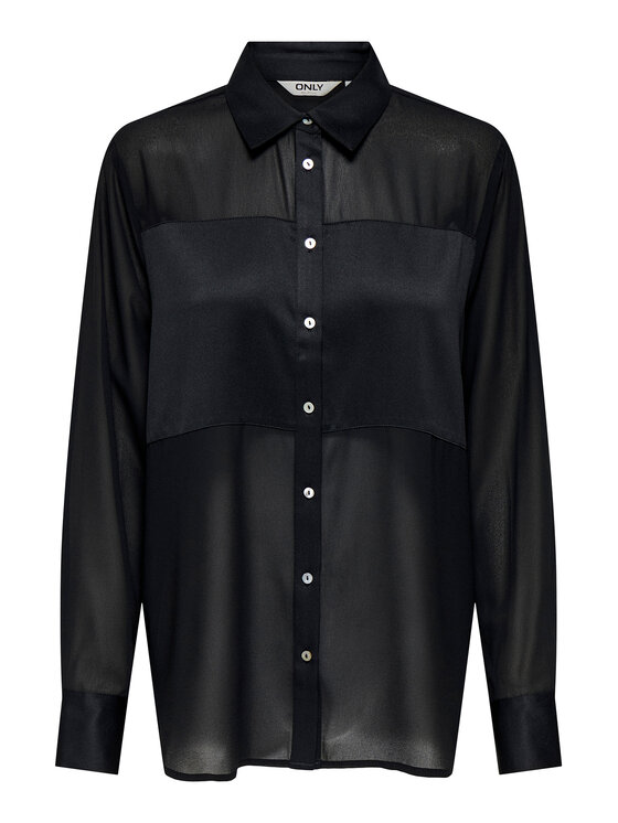 ONLY ONLY Srajca Star 15360299 Črna Regular Fit