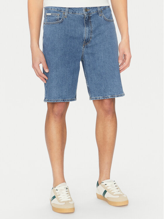 Guess Jeans Džínsové šortky M4YD37 D5M54 Modrá Regular Fit