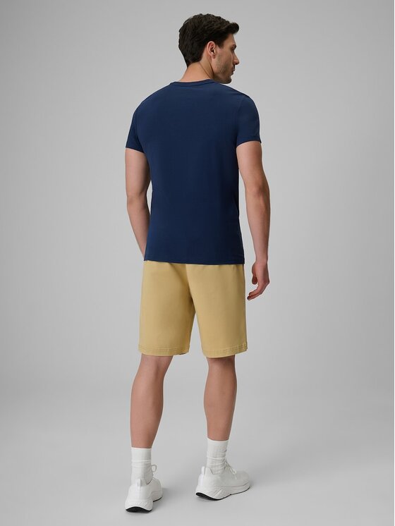 4F 4F Bavlnené šortky 4FRSS26TSHOM0929-83S Hnedá Regular Fit