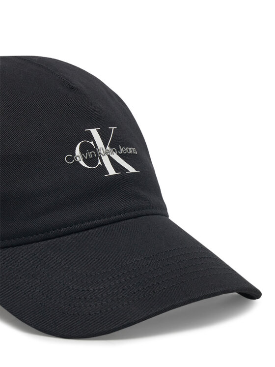 Calvin Klein Jeans Calvin Klein Jeans Kepurė su snapeliu Printed Monologo Cap LV04K5027G Juoda