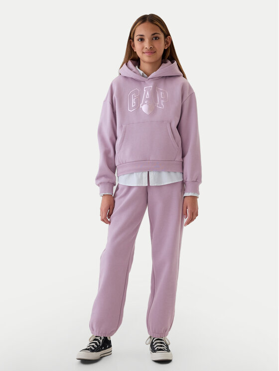 Gap Gap Majica dugih rukava 523511-03 Ružičasta Regular Fit