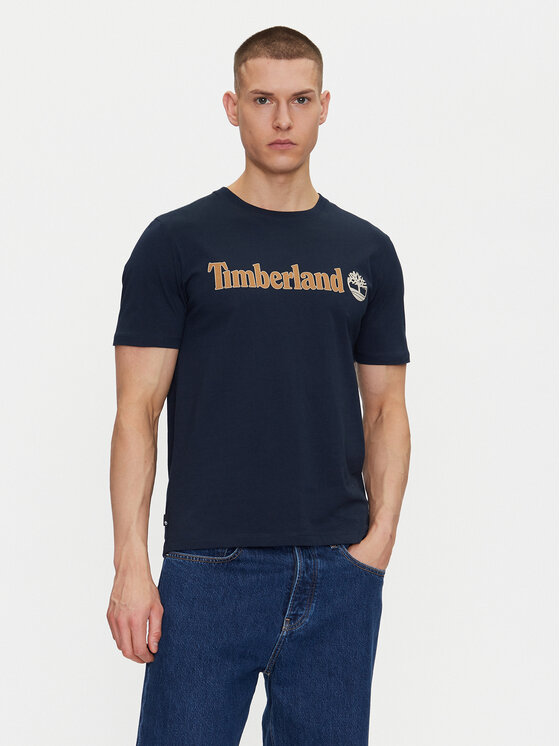 Timberland Timberland T-Shirt TB0A5UPQ Tmavomodrá Regular Fit