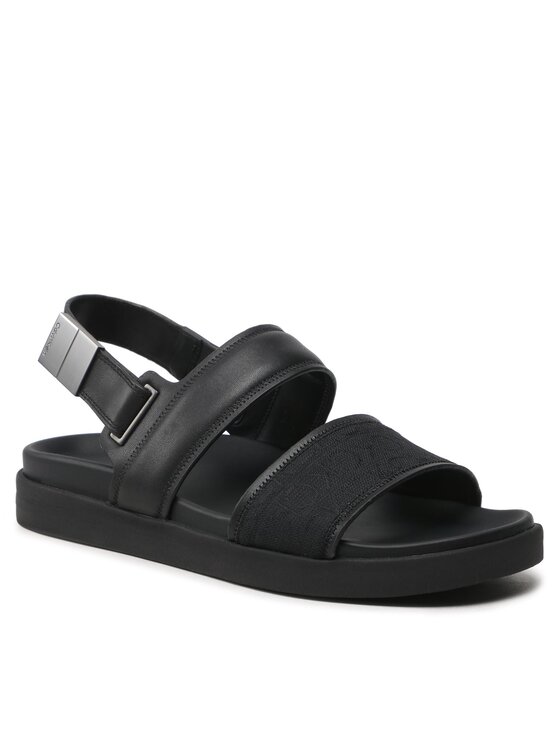 Calvin Klein Calvin Klein Σανδάλια Back Strap Sandal Mono Jq HM0HM00970 Μαύρο