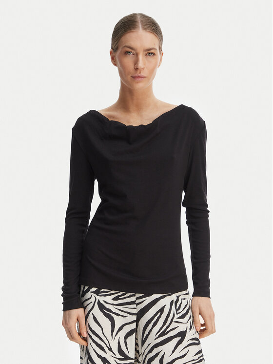 Vero Moda Bluză Ice 10340793 Negru Regular Fit