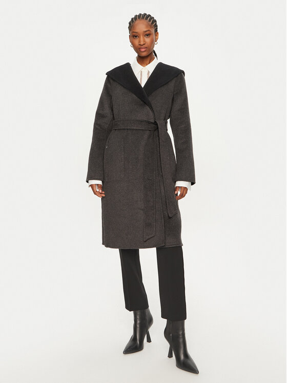 MICHAEL Michael Kors MICHAEL Michael Kors Palton de lână 77B6510M22 Gri Regular Fit
