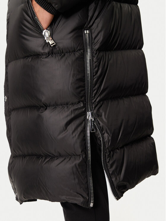 MICHAEL Michael Kors MICHAEL Michael Kors Vatovaná bunda UF4208I3SB Černá Relaxed Fit