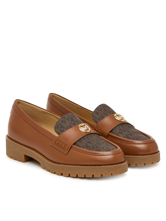 MICHAEL Michael Kors MICHAEL Michael Kors Loaferice Jaelyn Lug 40T6JLFP2L Smeđa
