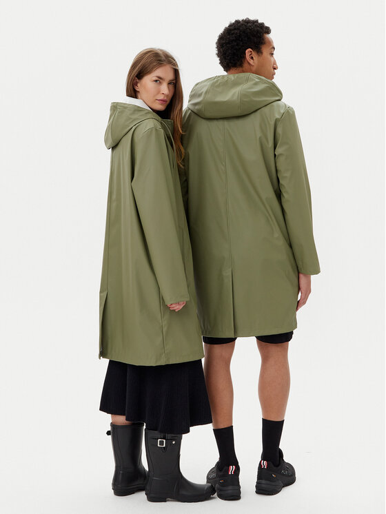 Hunter Hunter Dežna jakna Andrea Unisex HARU0002242 Khaki Regular Fit