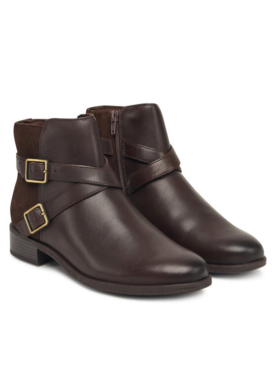 Clarks Clarks Μποτάκια Havisham Bay 26182942 Καφέ