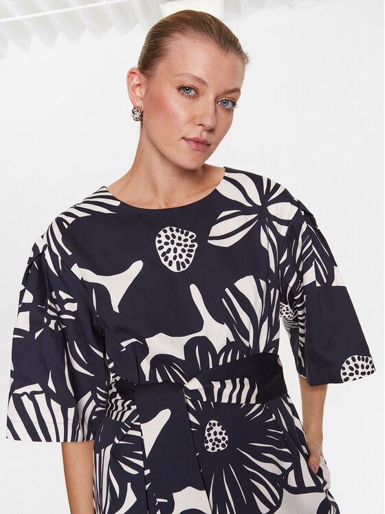 Seidensticker Seidensticker Ежедневна рокля 60.134762 Тъмносин Regular Fit