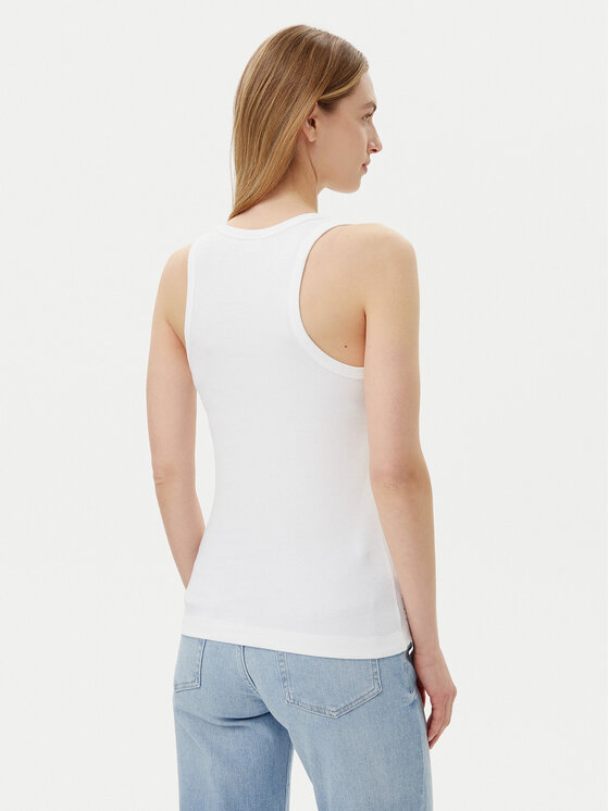 JOOP! Jeans JOOP! Jeans Top Tunka 30046107 Biały Slim Fit