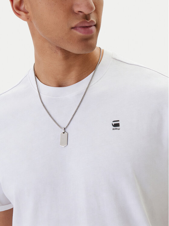 G-Star Raw G-Star Raw Marškinėliai Lash D16396-B353-110 L Balta Relaxed Fit