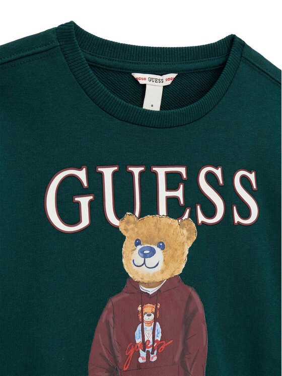 Guess Guess Hanorac L6YQ07 K4049 Verde închis Regular Fit