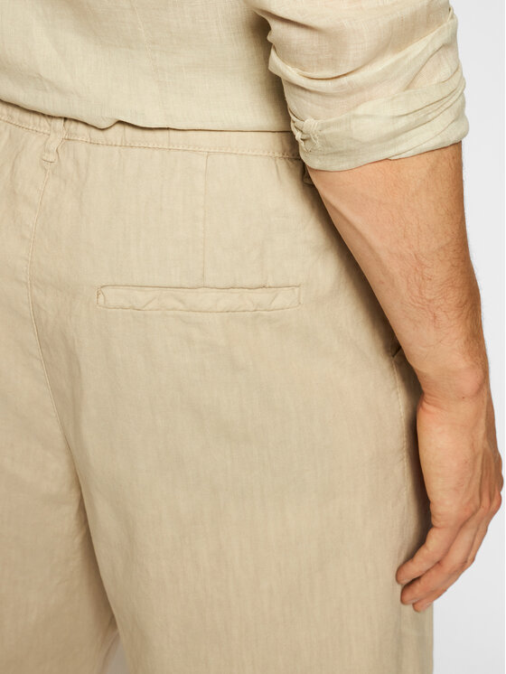 Pantaloncini di tessuto D212BJWTD Beige Regular