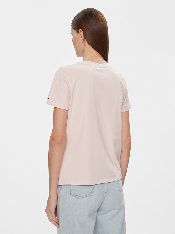 Tommy Hilfiger Tommy Hilfiger Футболка 1985 WW0WW37877 Рожевий Regular Fit