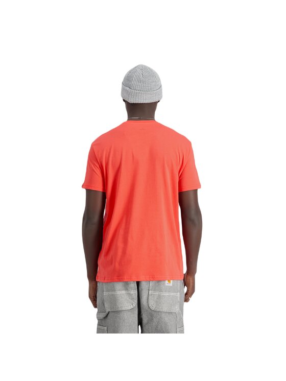 Alpha Industries Alpha Industries T-Shirt AI.100501-711-S Červená Basic Fit