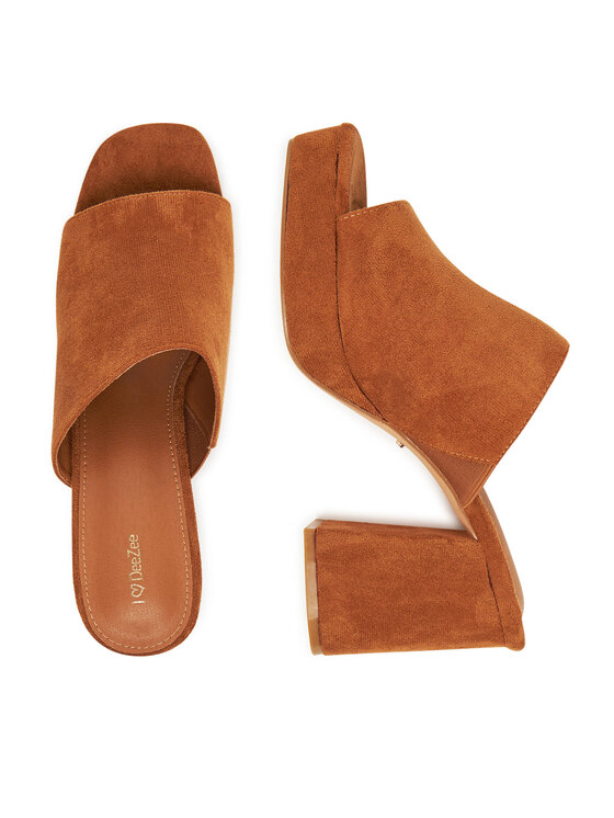 DeeZee DeeZee Natikači KK5606-1 Rjava
