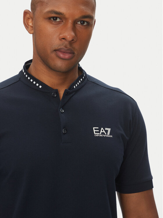 EA7 Emporio Armani EA7 Emporio Armani Polo 7M000183 AF13511 UB102 Granatowy Regular Fit