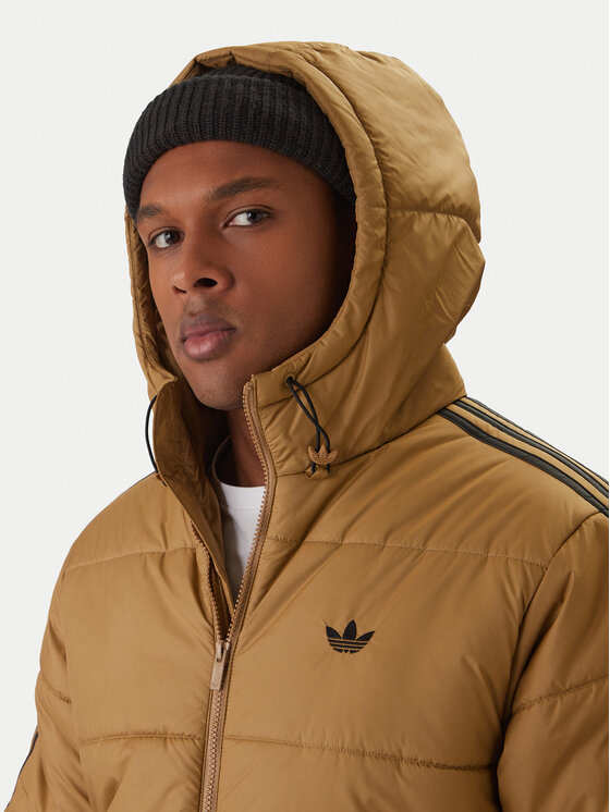 adidas adidas Kurtka zimowa adicolor JW5847 Beżowy Loose Fit