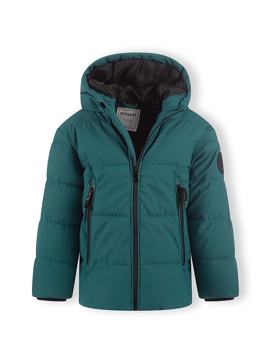 minoti minoti Kurtka zimowa 33COAT267 Turkusowy Regular Fit