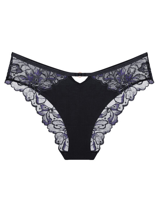 Triumph Triumph Braziljske spodnje hlačke Wild Gardenia Florale 10224873 Črna