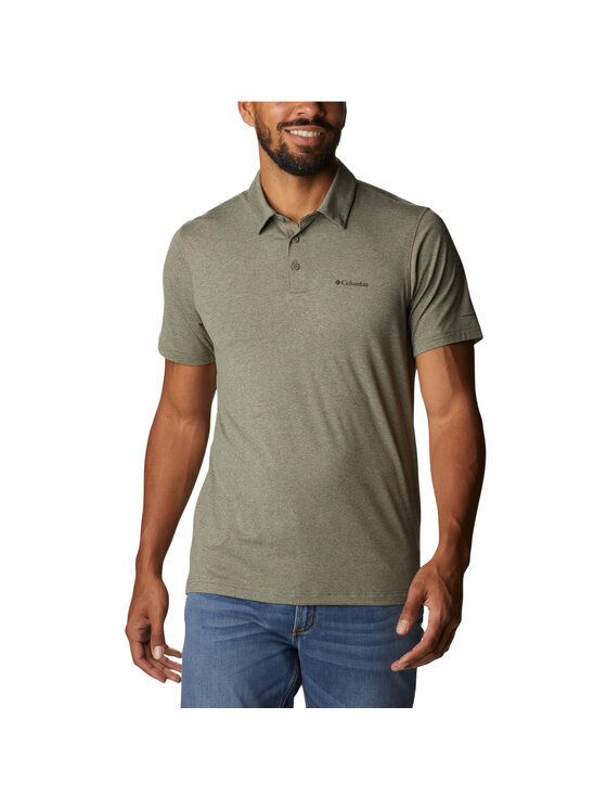 Columbia Columbia Polo Columbia Tech Trail Polo Shirt Zielony Regular Fit