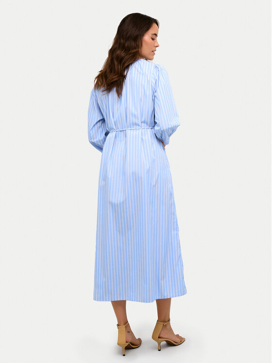 Kaffe Kaffe Sukienka koszulowa Mackie 10508856 Niebieski Relaxed Fit
