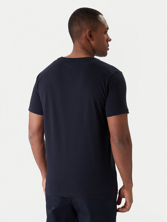 Tommy Hilfiger Tommy Hilfiger T-Shirt UM0UM02916 Granatowy Regular Fit