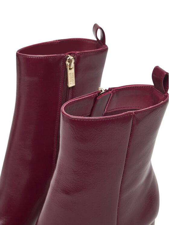 Steve Madden Steve Madden Členková obuv Adelisa SM11002626 Bordová