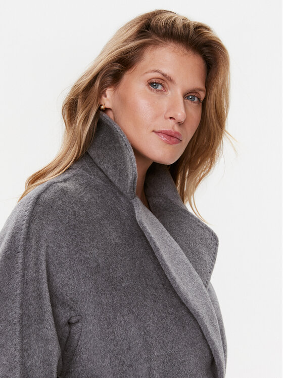 Weekend Max Mara Weekend Max Mara Вовняне пальто Tempera 2350161233 Сірий Regular Fit
