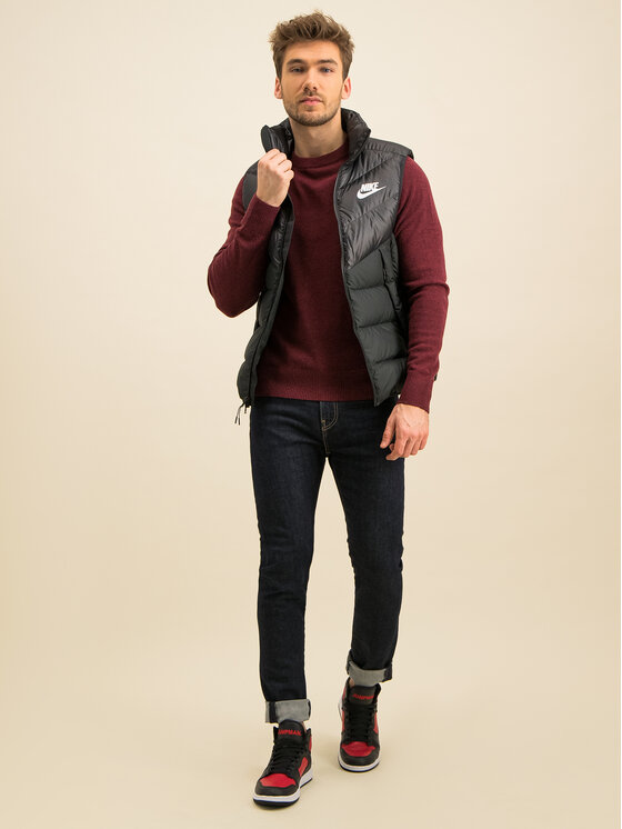 Nike Nike Gilet Windrunner 928859 Nero Regular Fit
