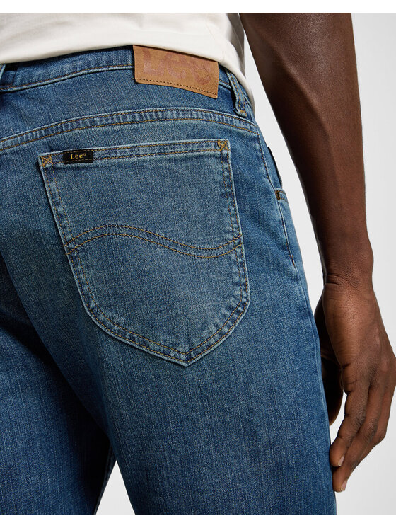 Lee Lee Jeansy RIDER Niebieski Slim Fit