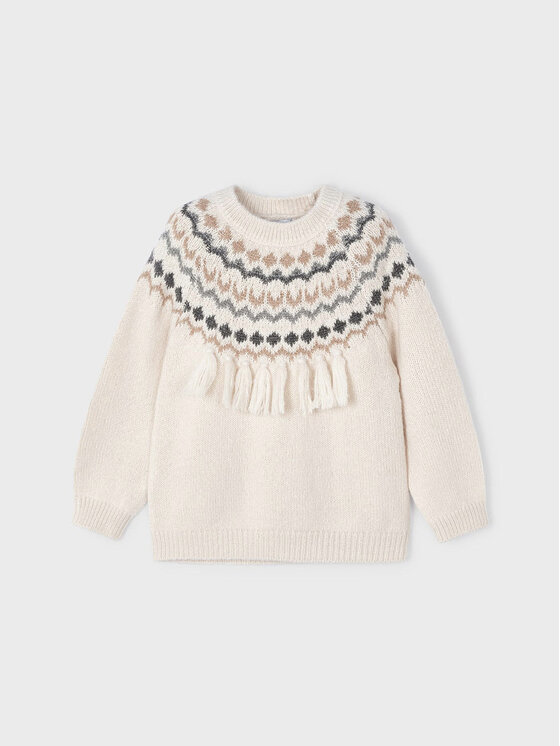 Mayoral Mayoral Pulover 4.307 Écru Regular Fit