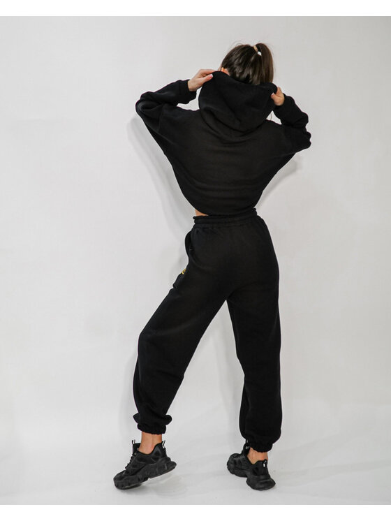 LilaLou LilaLou Dres Michos Czarny Regular Fit