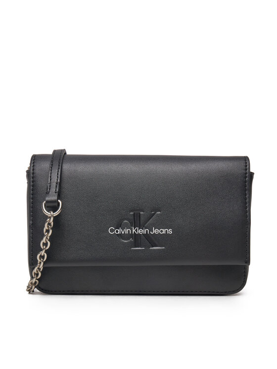 Calvin Klein Jeans Taška na telefón K60K612375 Čierna