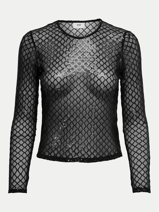 JDY JDY Blúzka Hubby 15336986 Čierna Regular Fit