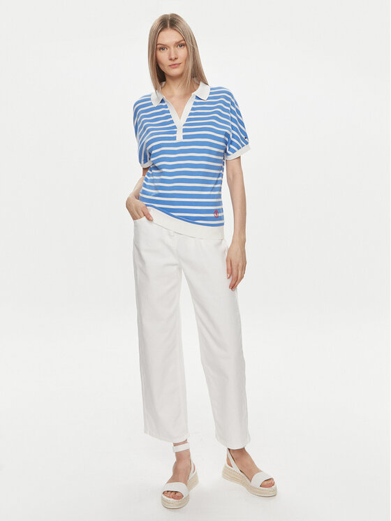 Tommy Hilfiger Tommy Hilfiger Polokošile WW0WW41889 Modrá Relaxed Fit