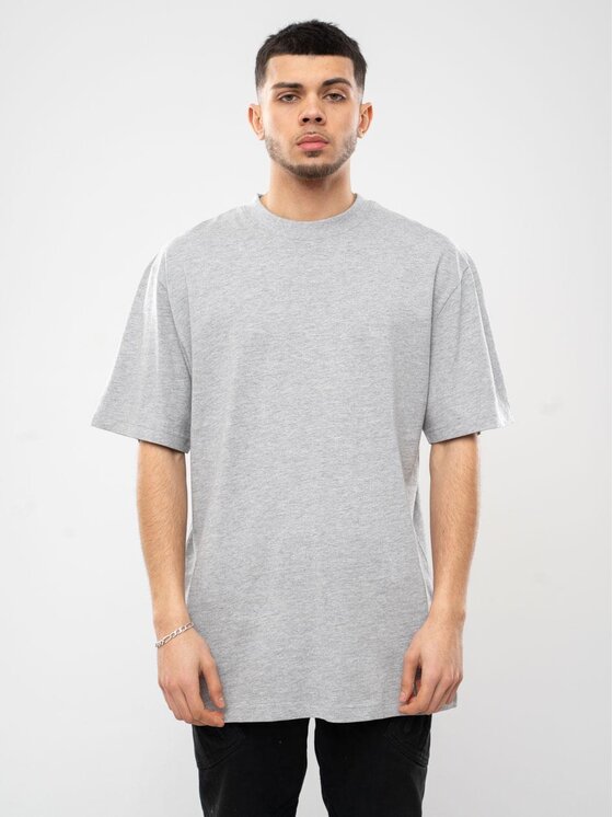 Urban Classics Urban Classics T-Shirt Koszulka Z Krótkim Rękawem Męska Szara Urban Classics TB006 XL Szary Oversize