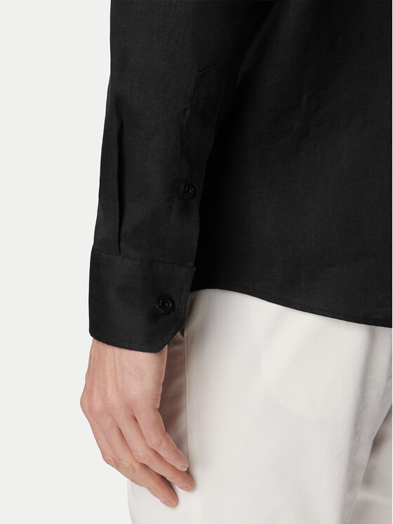 KARL LAGERFELD KARL LAGERFELD Koszula 605084 562791 Czarny Regular Fit