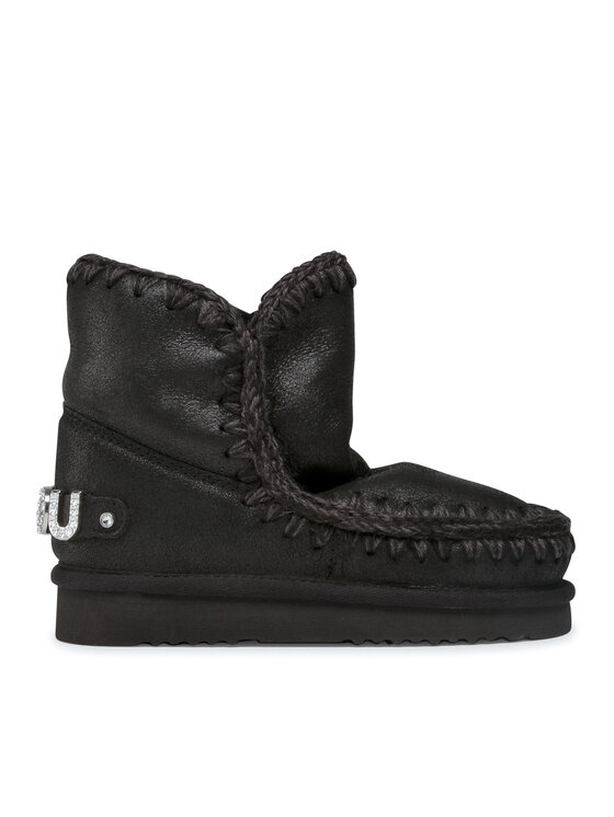 Mou Mou Snehule Eskimo 18 With Rhinestones Logo Čierna