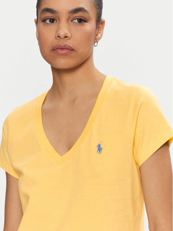 Polo Ralph Lauren Polo Ralph Lauren Majica 211902403014 Rumena Regular Fit