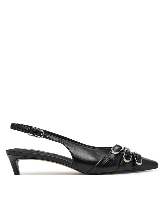 Tommy Jeans Tommy Jeans Laiviņas Tjw Sling Back Kitten Heels EN0EN03171 Melns