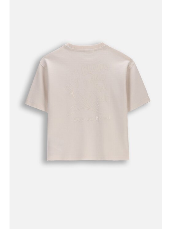 Coccodrillo Coccodrillo T-Shirt WC6143204TGJ-003 Krémová Regular Fit