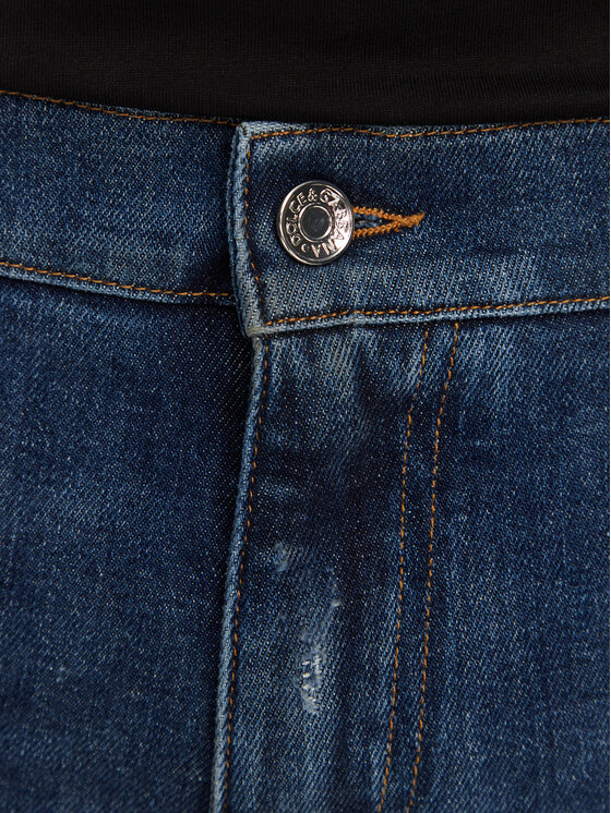 Dolce&Gabbana Dolce&Gabbana Jeansy GY07CD G8LN7 Granatowy Slim Fit