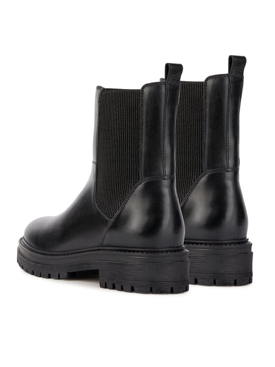 Geox Geox Polokozačky D Iridea D36HRG 043NH C9999 Černá