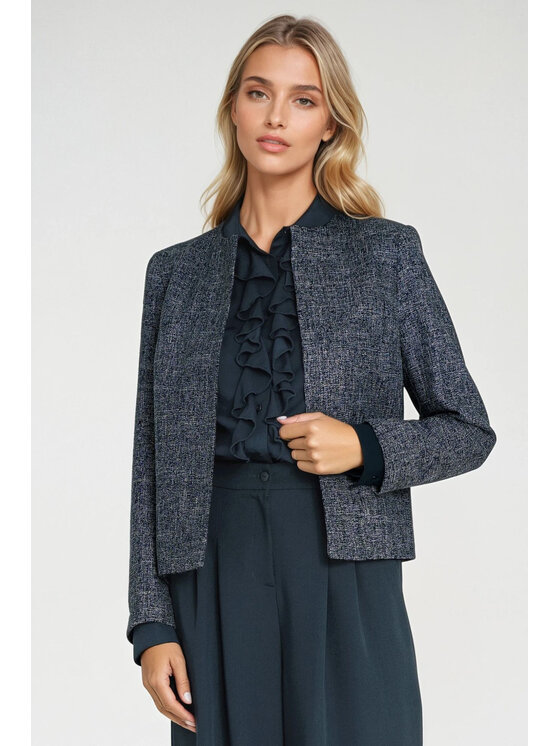 NIFE NIFE Marynarka Z85 Granatowy Boxy Fit