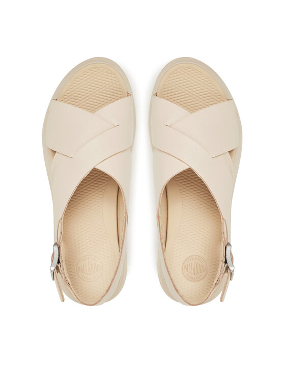 Palladium Palladium Sandały Pallacruise Crossed 94461-175-M Écru