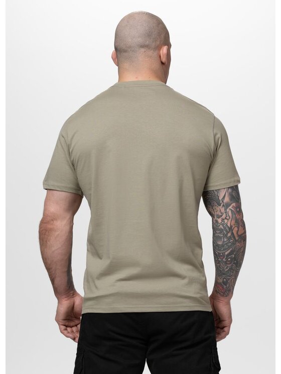 PITBULL PITBULL T-Shirt PALMS Szary Regular Fit